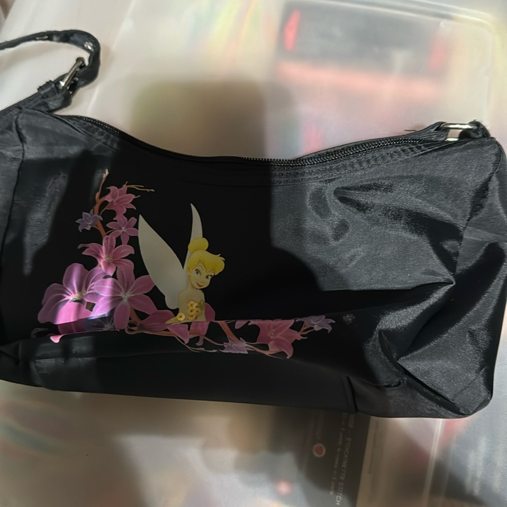 Disney Tinkerbell Pixie Dust Shoulder Handbag Pur… - image 1